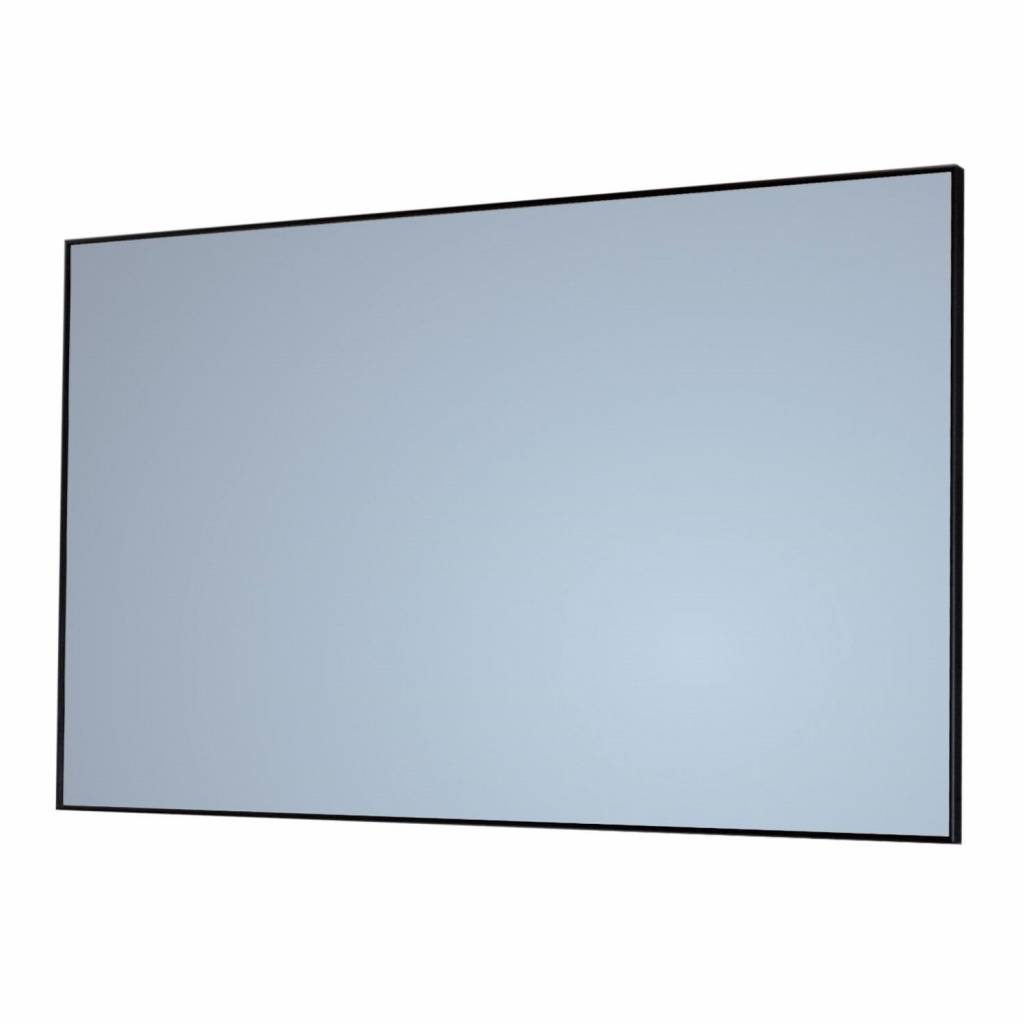 Badkamerspiegel Sanicare Q-Mirrors 80x70x2 cm Zwart Sanicare