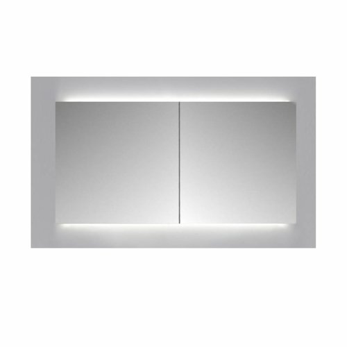 Spiegelkast Sanicare Qlassics Ambiance 70 cm 2 Deuren Antraciet 