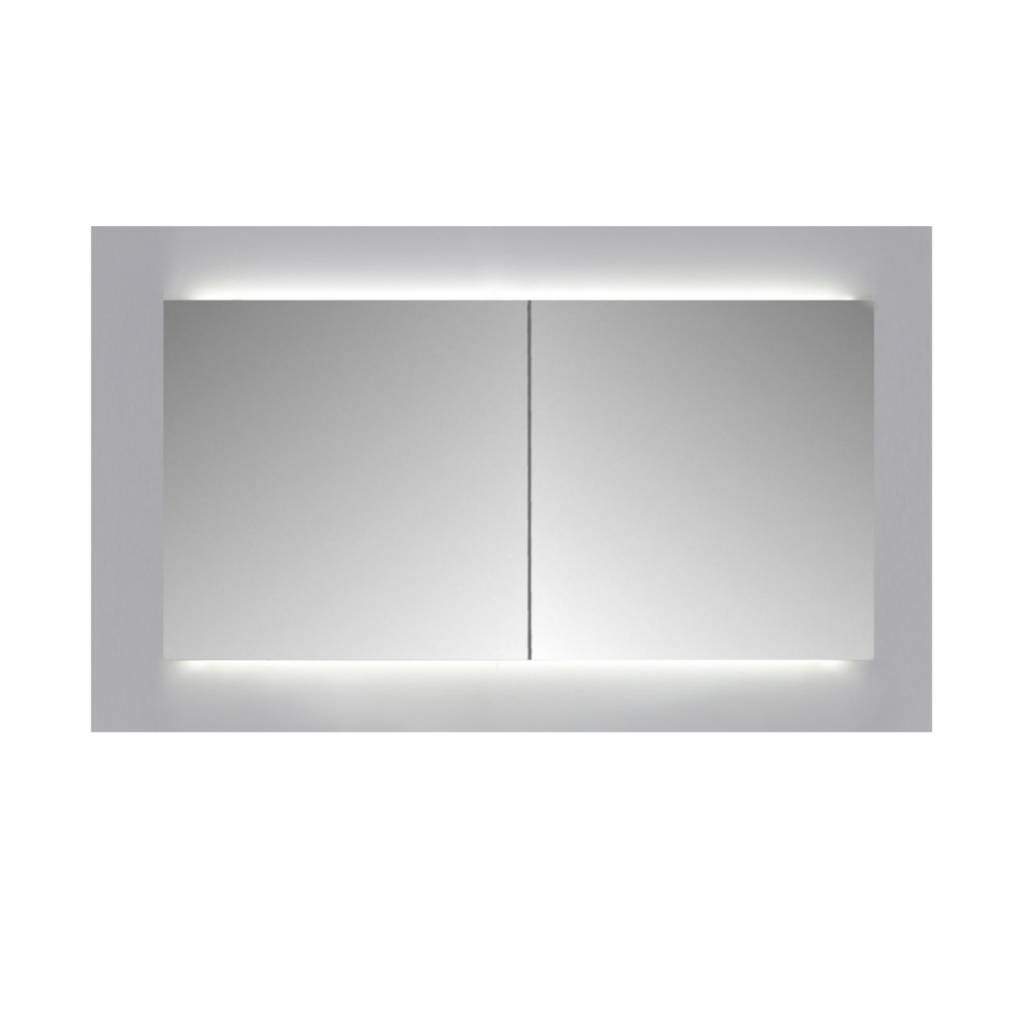 Spiegelkast Sanicare Qlassics Ambiance 70 cm 2 Deuren Antraciet Sanicare