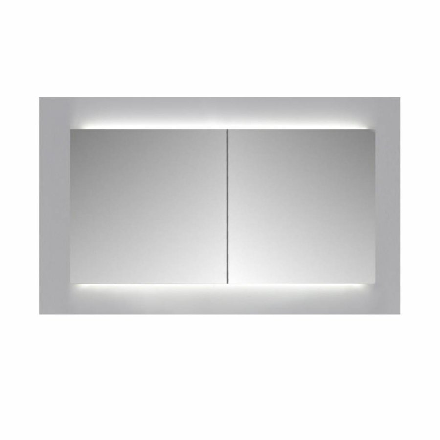 Spiegelkast Sanicare Qlassics Ambiance 80 cm 2 Deuren Schots-Eiken