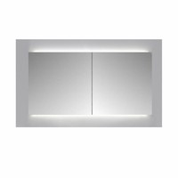 Spiegelkast Sanicare Qlassics Ambiance 100 cm 2 Deuren Schots-Eiken