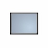 Sanicare Badkamerspiegel Sanicare Q-Mirrors Ambiance ‘Cool White’ LED-verlichting Handsensor Schakelaar 70x120x3,5 cm Zwarte Omlijsting