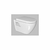 Sanicare Wandcloset Sanicare Soft-Close Toiletzitting Met Anti-Slip Bumper 51x36 cm Wit Keramiek