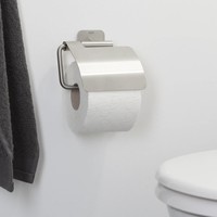 Toiletrolhouder met Klep Tiger Colar RVS Geborsteld