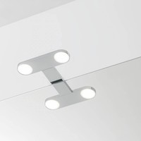 Spiegel Verlichting Tiger Yaro LED 4000K 17 cm Chroom