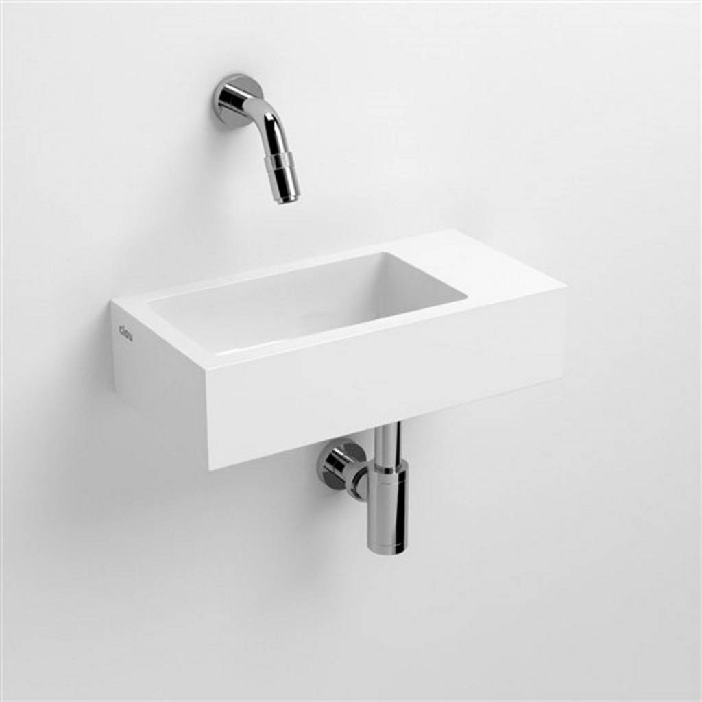Fontein Clou Flush 3 36X18X9Cm Mineraal Marmer Glans Wit Met Voorbewerkt Kraangat Rechts clou kopen in de aanbieding Fontein Clou Flush 3 36X18X9Cm Mineraal Marmer Glans Wit Met Voorbewerkt Kraangat Rechts clou kopen in de aanbieding