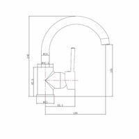 Wastafelmengkraan Best Design Ore Logo Volledig RVS