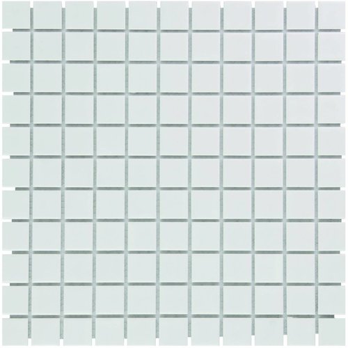 Mozaïek Barcelona 30x30cm Geglazuurd Porselein Glanzend Extra Wit (Prijs Per m2) 