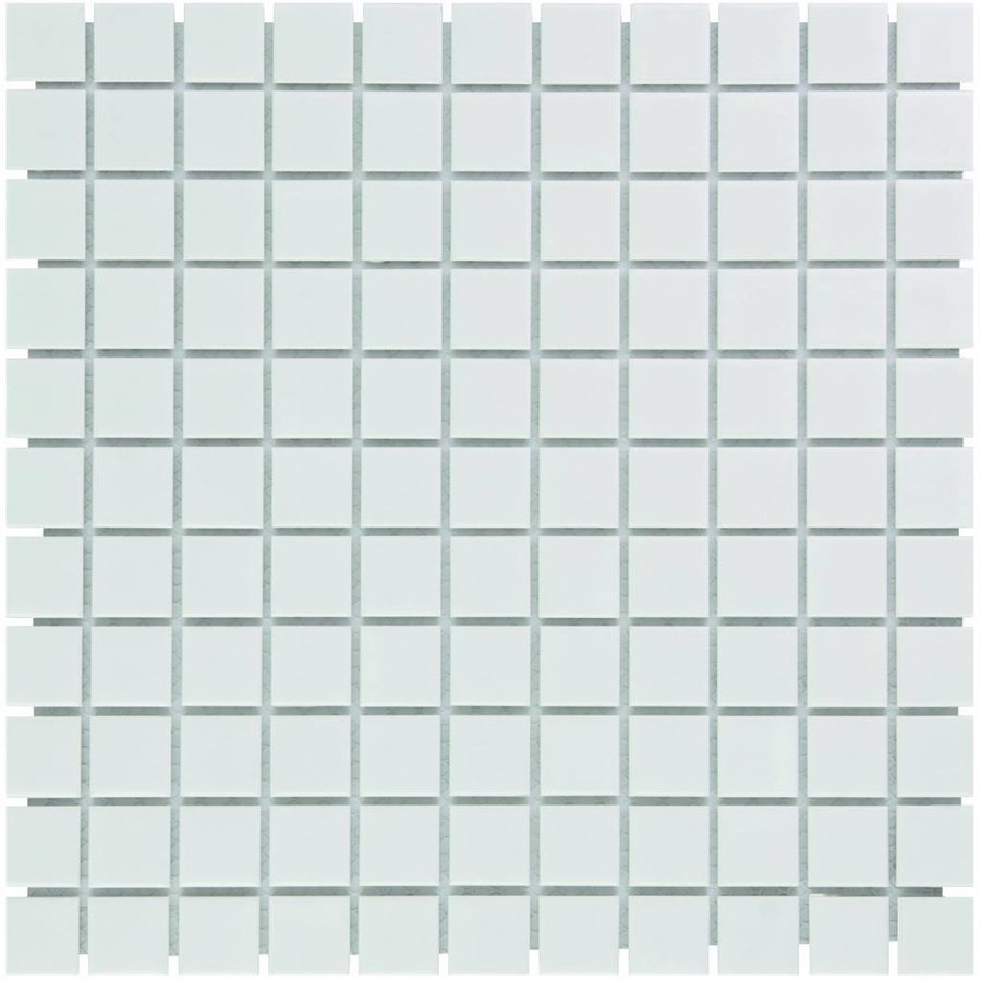 Mozaïek Barcelona 30x30cm Geglazuurd Porselein Glanzend Extra Wit (Prijs Per m2)