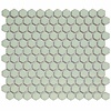 The Mosaic Factory Mozaïek Barcelona 26x30 cm Geglazuurd Porselein Hexagon Glanzend Licht Groen (Prijs Per m2)