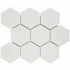 The Mosaic Factory Mozaïek Barcelona 25.6x29.6 cm Geglazuurd Porselein Hexagon Mat Wit (Prijs Per m2)