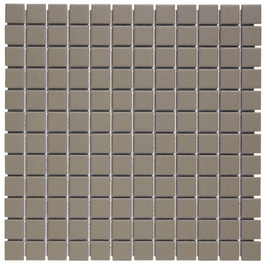 Mozaïek London 30x30 cm Onverglaasd Porselein, Mat Antislip En Donker Grijs (Prijs Per m2)
