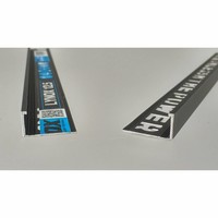 Tegelprofiel LYNOX 10x2700 mm Rechthoekig Gecoat Mat Zwart