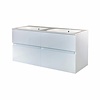 Best Design Onderkast Best Design Bora Greeploos 120cm 4 Laden Glans Wit (Excl. wastafel)