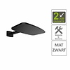 Boss & Wessing AQS Hoofddouche Met Waterval En Douchearm 40.4x25.4 cm Mat Zwart