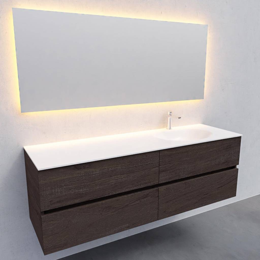 Boss Wessing Badkamermeubel Solid Surface Aqs Stockholm 150X46 Cm Rechts Wood Dark Brown 4 Laden Met 1 Kraangat boss wessing kopen in de aanbieding Boss Wessing Badkamermeubel Solid Surface Aqs Stockholm 150X46 Cm Rechts Wood Dark Brown 4 Laden Met 1 Kraangat boss wessing kopen in de aanbieding