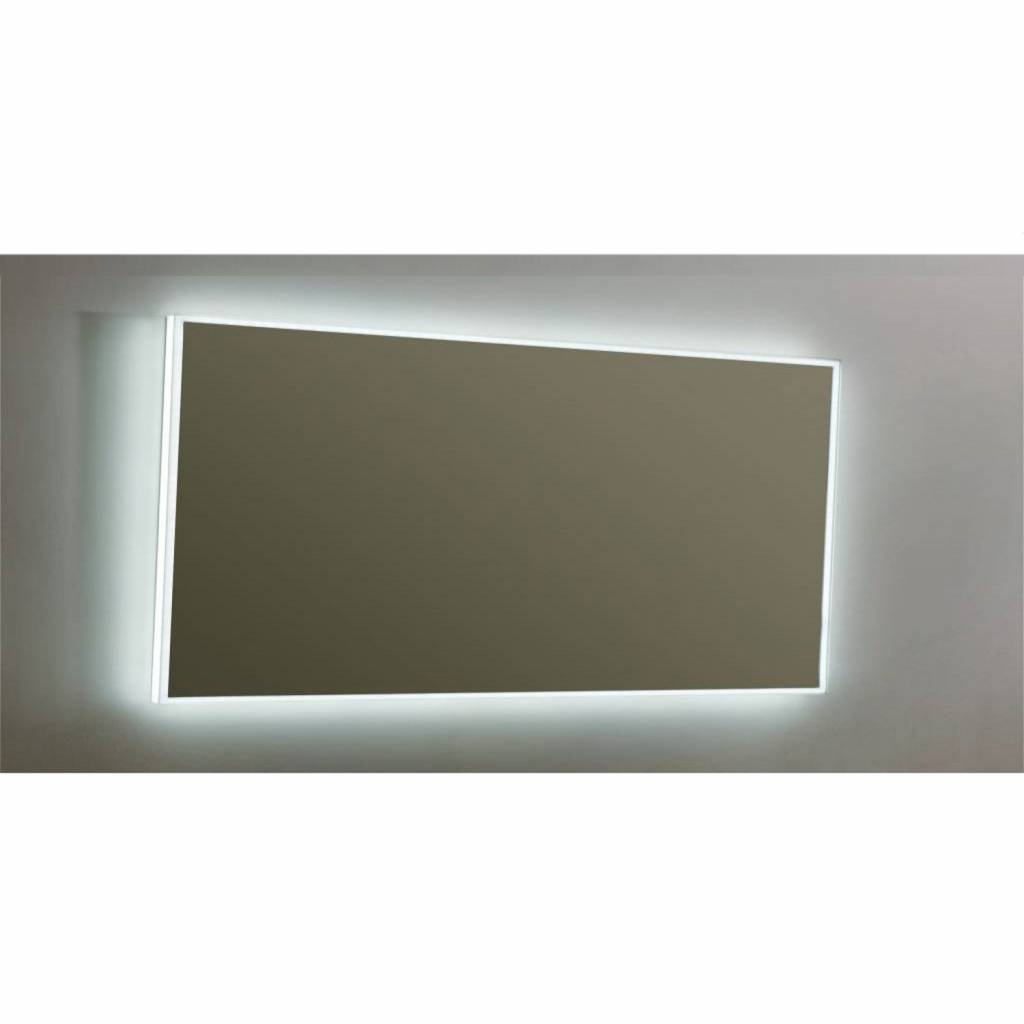 Spiegel Sanilux Mirror Infinity 160x80x4,5 cm Aluminium met LED Verlichting en Spiegelverwarming Sanilux