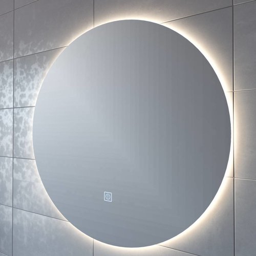 Badkamerspiegel Boss & Wessing Rond 100 cm LED Verlichting Warm White 