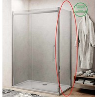 Zijwand voor Douchecabine Lacus Procida 75x210 cm 8 mm Nano Glas