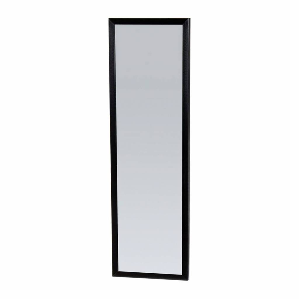 Spiegel Topa Silhouette 25x80x2.5 cm Aluminium Zwart Sanitop
