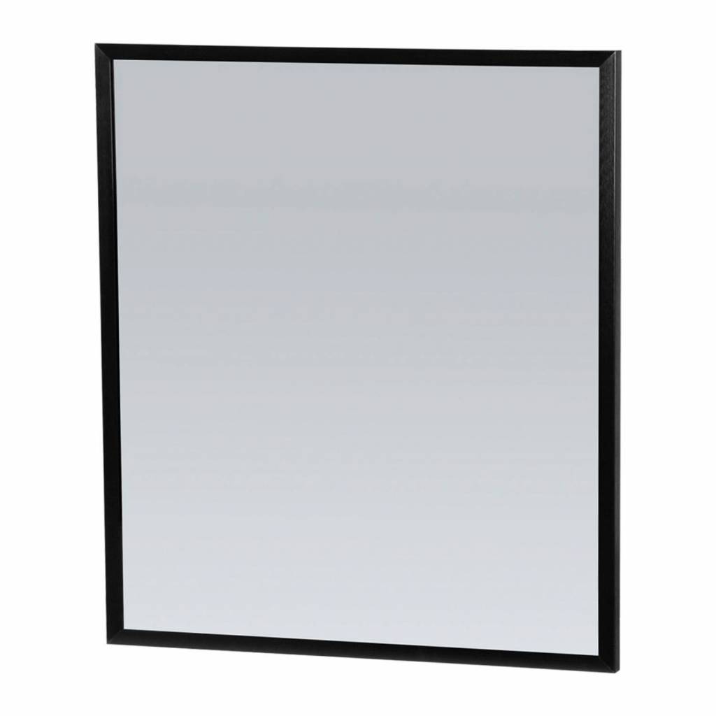Spiegel Topa Silhouette 60x70x2.5 cm Aluminium Zwart Sanitop
