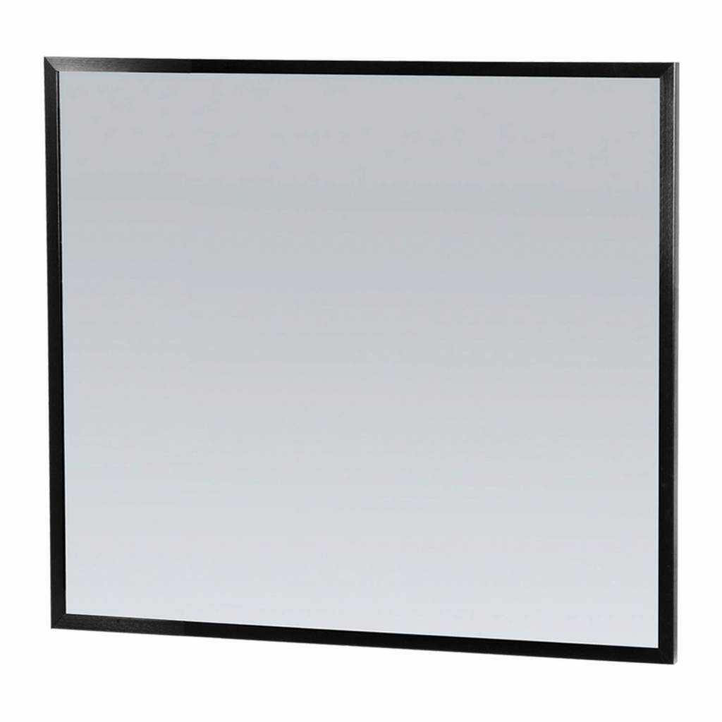 Spiegel Topa Silhouette 80x70x2.5 cm Aluminium Zwart Sanitop