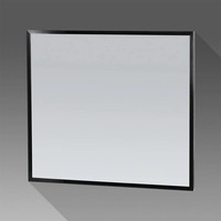 Spiegel Topa Silhouette 80x70x2.5 cm Aluminium Zwart
