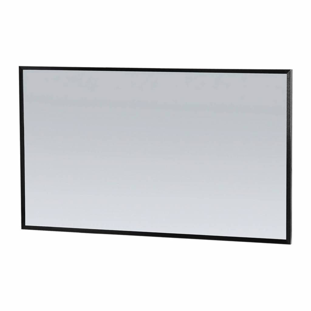 Spiegel Topa Silhouette 120x70x2.5 cm Aluminium Zwart Sanitop