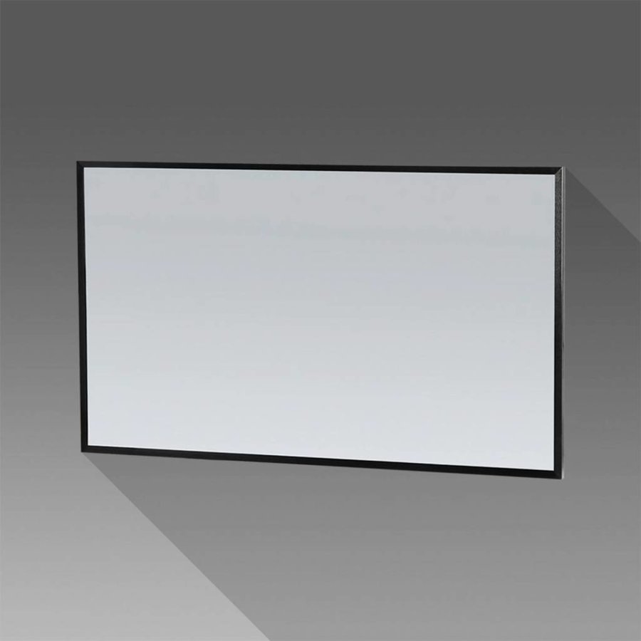Spiegel Topa Silhouette 120x70x2.5 cm Aluminium Zwart
