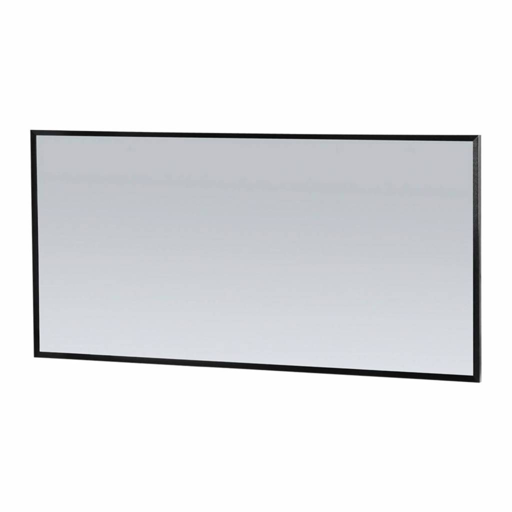 Spiegel Topa Silhouette 140x70x2.5 cm Aluminium Zwart Sanitop