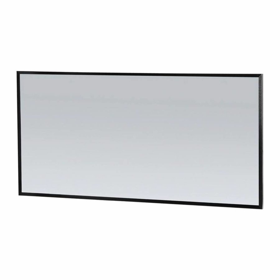 Spiegel Topa Silhouette 140x70x2.5 cm Aluminium Zwart