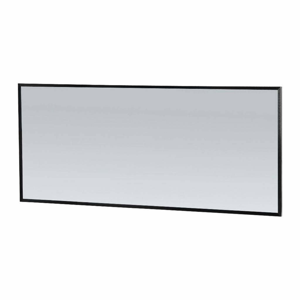 Spiegel Topa Silhouette 160x70x2.5 cm Aluminium Zwart Sanitop