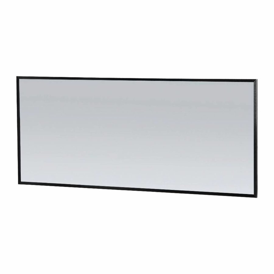Spiegel Topa Silhouette 160x70x2.5 cm Aluminium Zwart