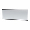Sanitop Spiegel Topa Silhouette 200x70x2.5 cm Aluminium Zwart