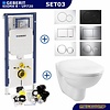 Geberit Sigma 8 (UP720) Toiletset 03 Megasplash Basic Smart Met Bril En Drukplaat