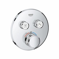 Grohe/Wiesbaden SmartControl Inbouw Doucheset Rond Met Hoofddouche 20cm en Handdouche Compleet