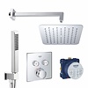 Grohe Grohe/Wiesbaden SmartControl Inbouw Doucheset Vierkant Met Hoofddouche 20cm en Handdouche Compleet