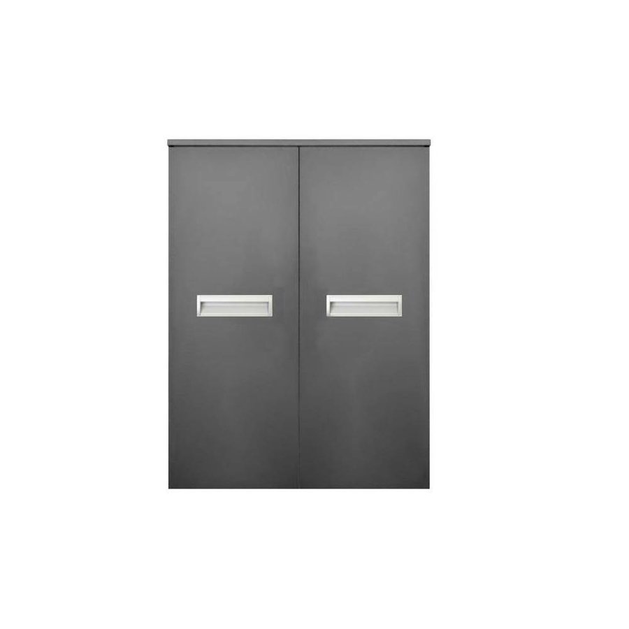 Kolomkast Sanicare Q2/Q3/Q8 2-Deurs Soft-Closing Alu Greep 90x67x32 cm Schots-Eiken