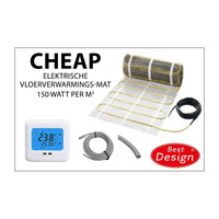 Vloerverwarming Best Design Cheap Elektrische Vloerverwarmingsmat 9m2 (150 Watt)