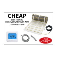 Vloerverwarming Best Design Queep Elektrische Vloerverwarmingsmat 15m2 (150 Watt)