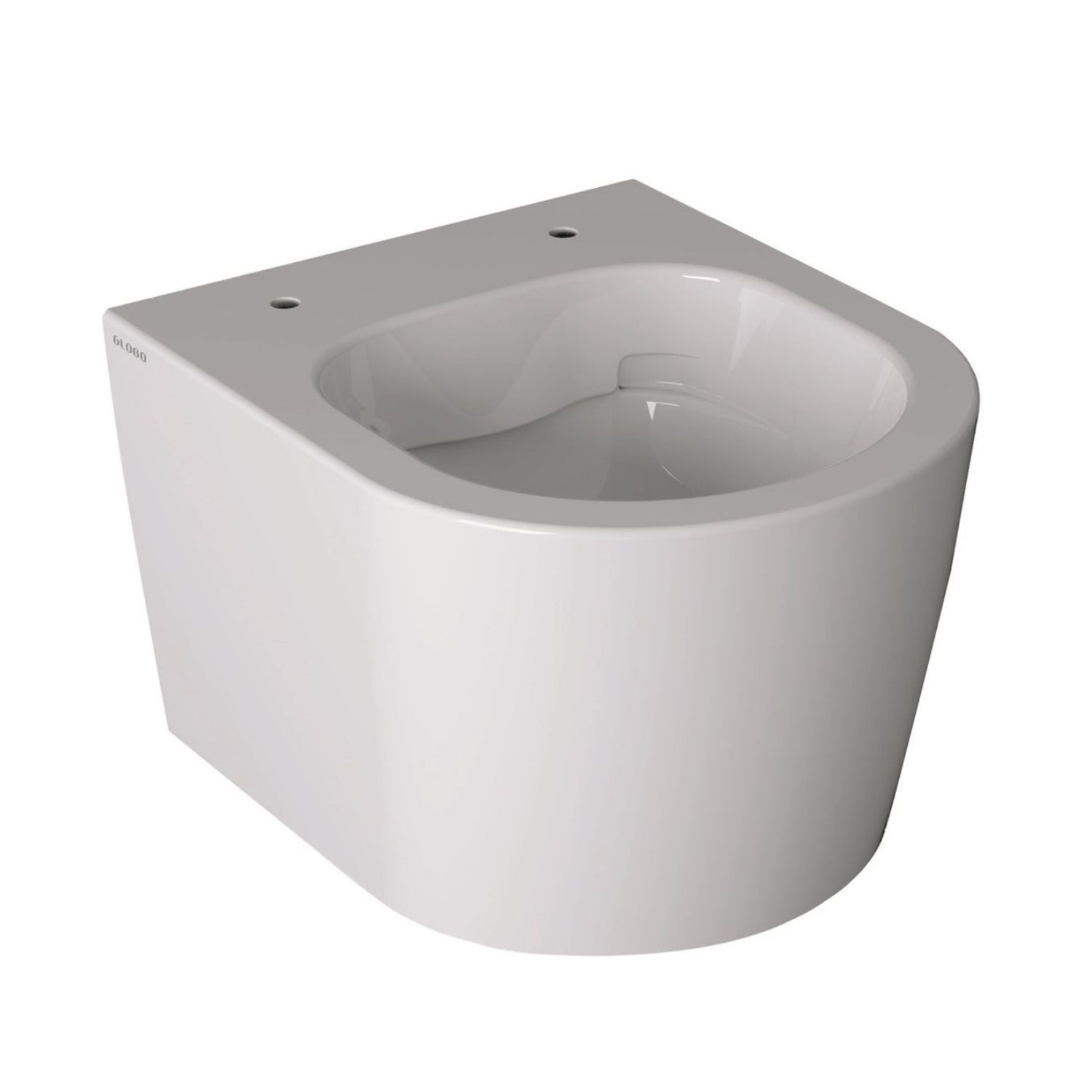Luca Sanitair Wandcloset Forty 3 43x36 cm Compact Rimless Wit - Wandcloset Exclusief Toiletzitting