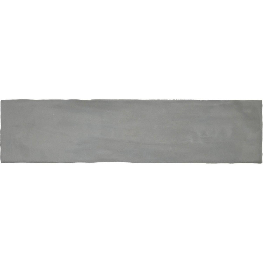 Wandtegel Colonial Grey Glans 7.5x30 cm Glans Grijs (prijs per m2)