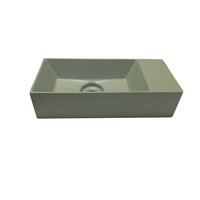 Fontein Salenzi Spy 45x20 cm Mat Groen (inclusief bijpassende clickwaste)