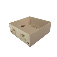 Fontein Salenzi Spy 30x30 cm Mat Taupe (inclusief bijpassende clickwaste)