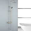 Regendouche BWS Exclusive 20cm met 3 Standen Handdouche 304 RVS