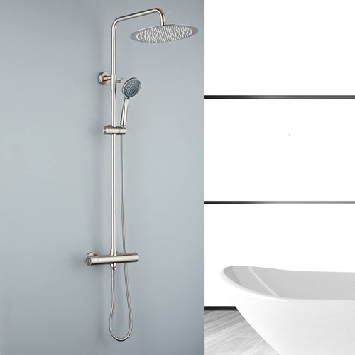 Regendouche BWS Exclusive 30cm met 3 Standen Handdouche 304 RVS 