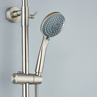 Regendouche BWS Exclusive 30cm met 3 Standen Handdouche 304 RVS