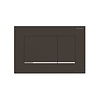Geberit Drukplaat Geberit Sigma 20 Square DF Mat Zwart