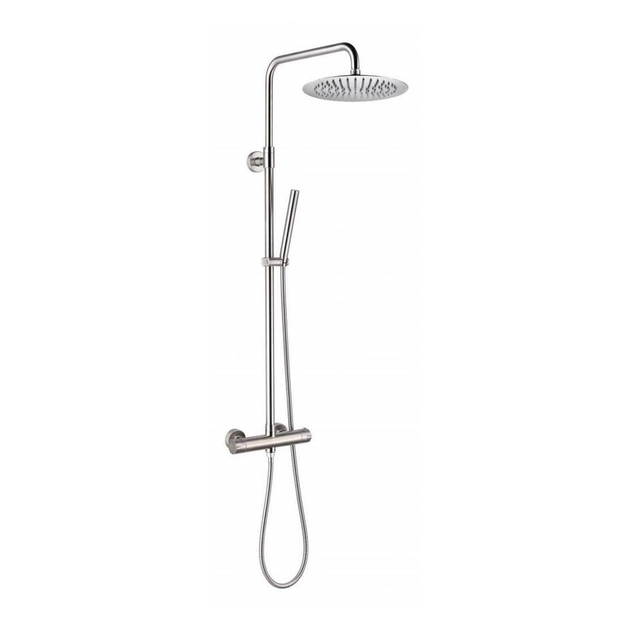 Regendoucheset Opbouw Sanilux 107,3 cm met Handdouche en Douchemengkraan RVS