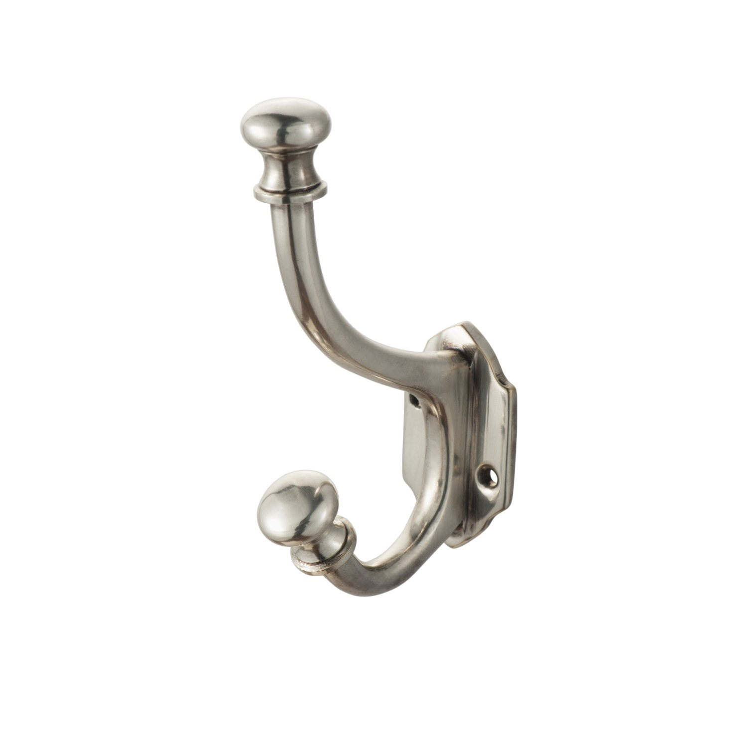 Handdoekhaak Dubbel Haceka Vintage Zilver haceka kopen in de aanbieding